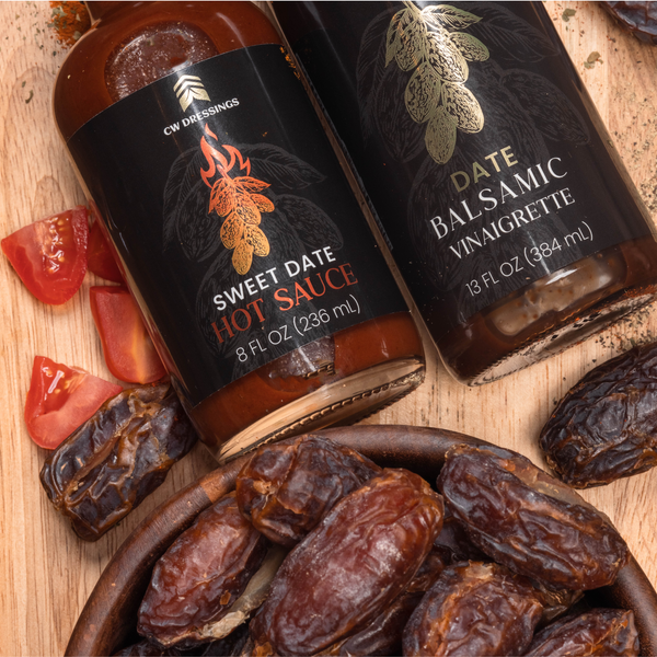 Date Balsamic Vinaigrette & Sweet Date Hot Sauce, Variety Pack